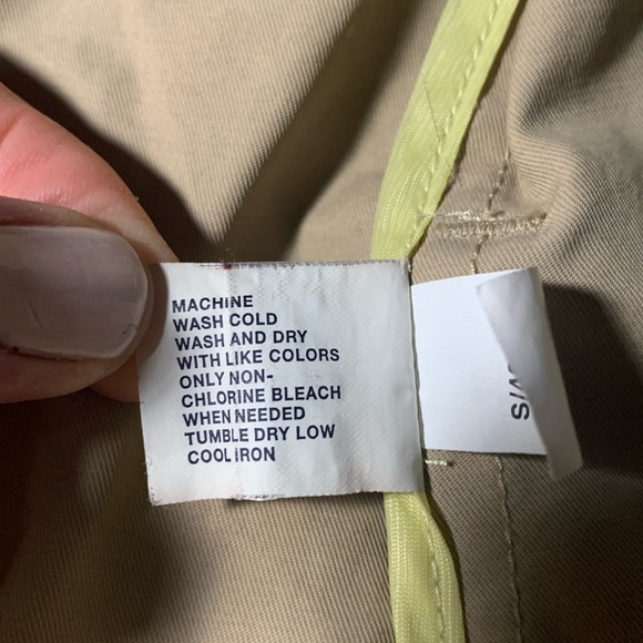 GAP Classic KHAKI TAN Mid Thigh TRENCH COAT 🧥 - Picture 5 of 13